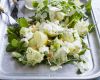 Potato salad with spring greens 