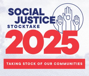 Social Justice Stocktake 2025. Taking stock of our communities.