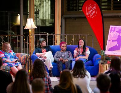 Queensland Salvos Sleepout attendees