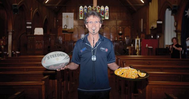 Broncos rugby league chaplain steps down after two decades