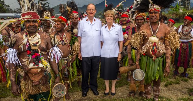 World leaders take part in colourful PNG celebrations