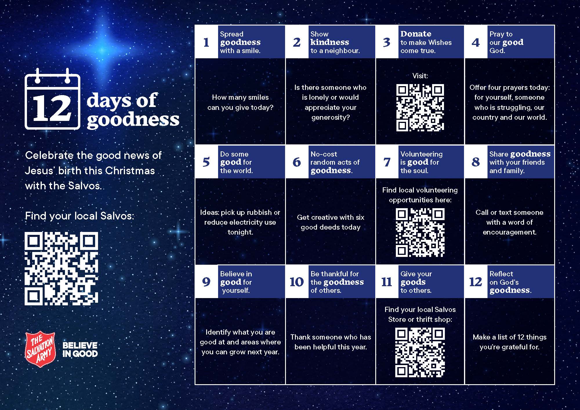 12 days of goodness