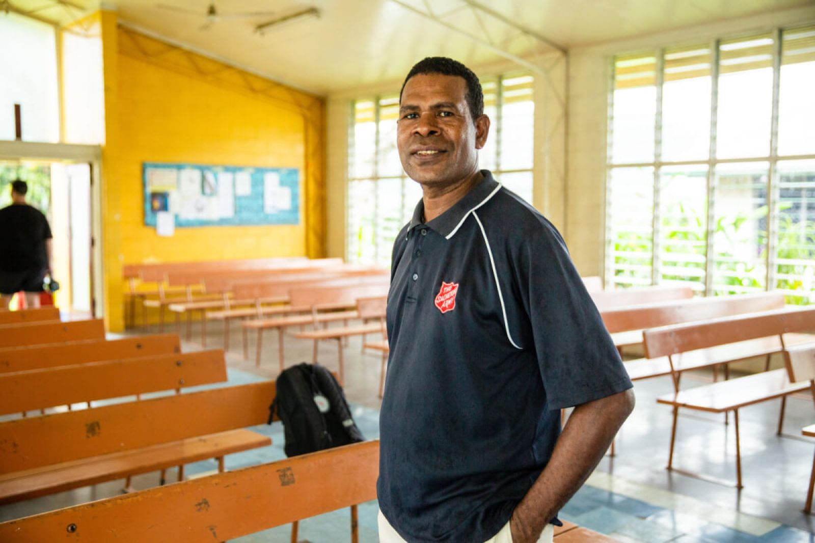 A classroom in Papual New Guinea