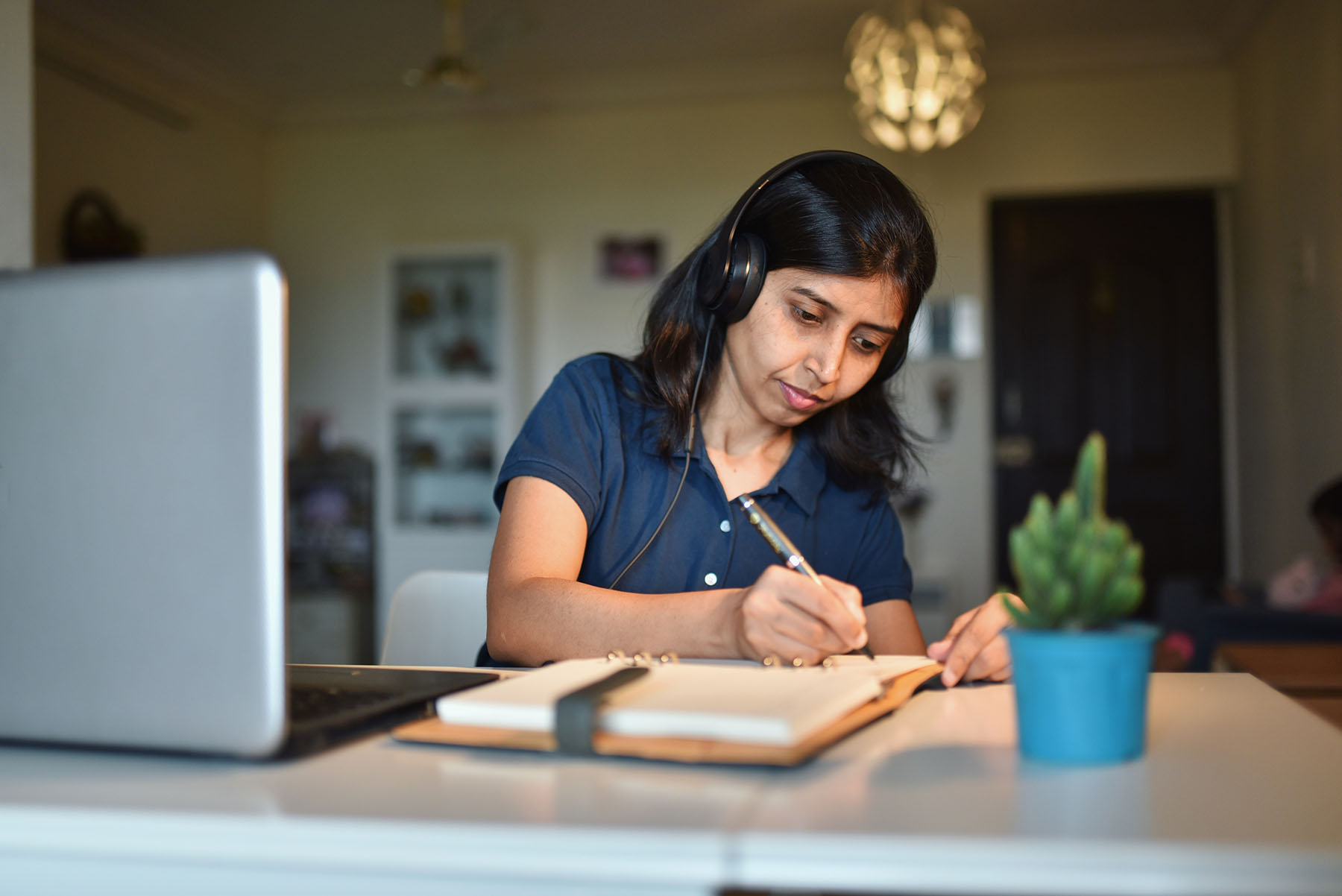 Women attending a money tip webinar