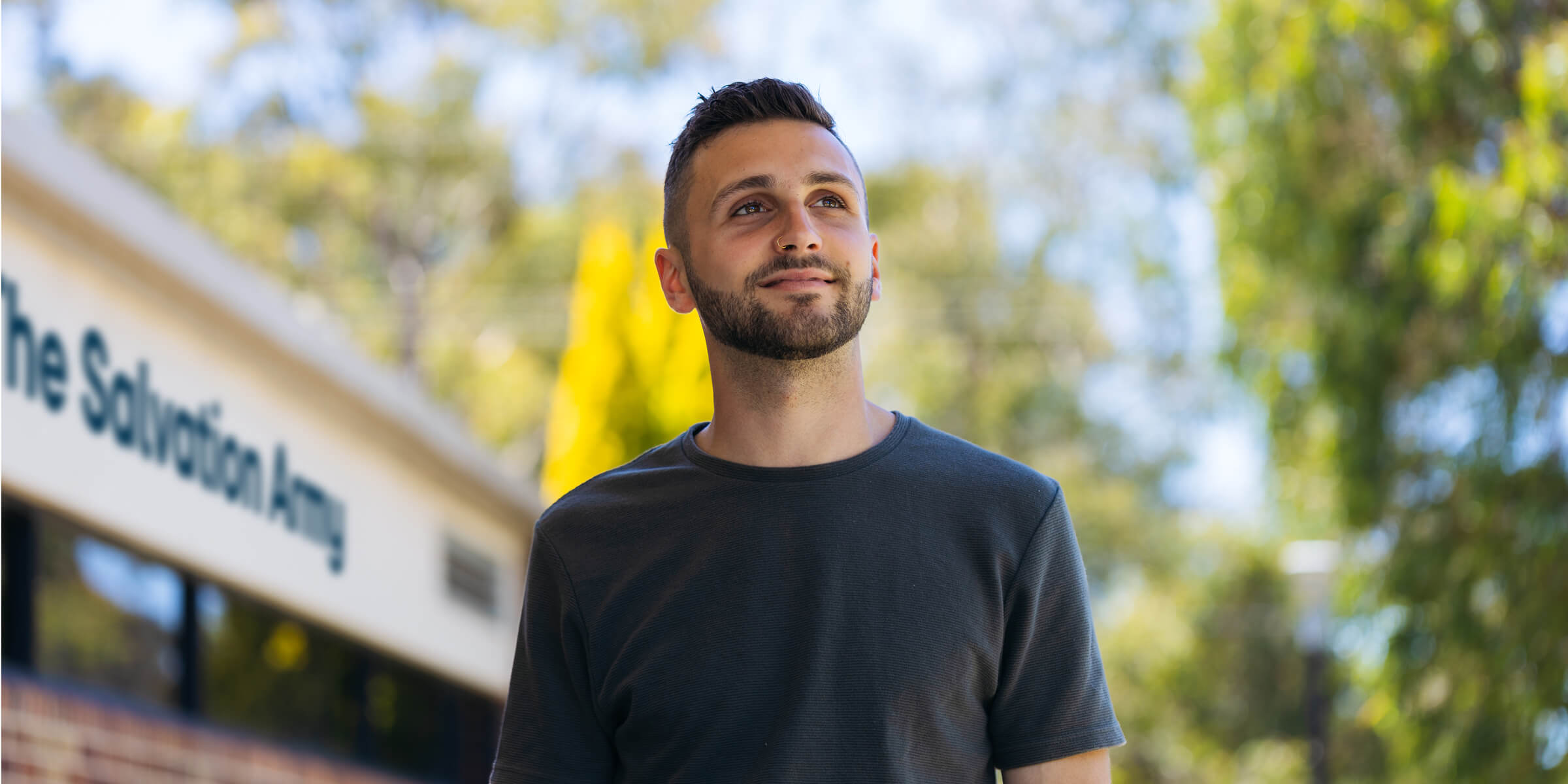 individual smiling